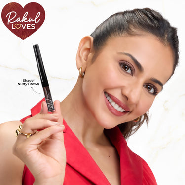 Just Herbs Eyeliner Waterproof and Smudge Proof, Long Lasting Eyeliners 2.5g (Nutty Brown)